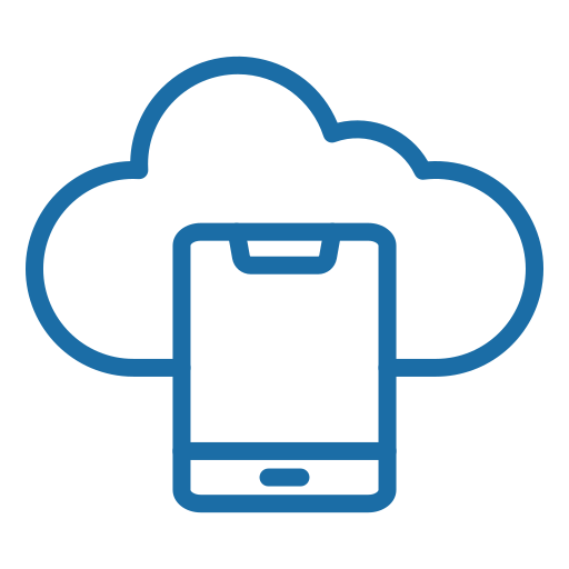 Cloud phone icon