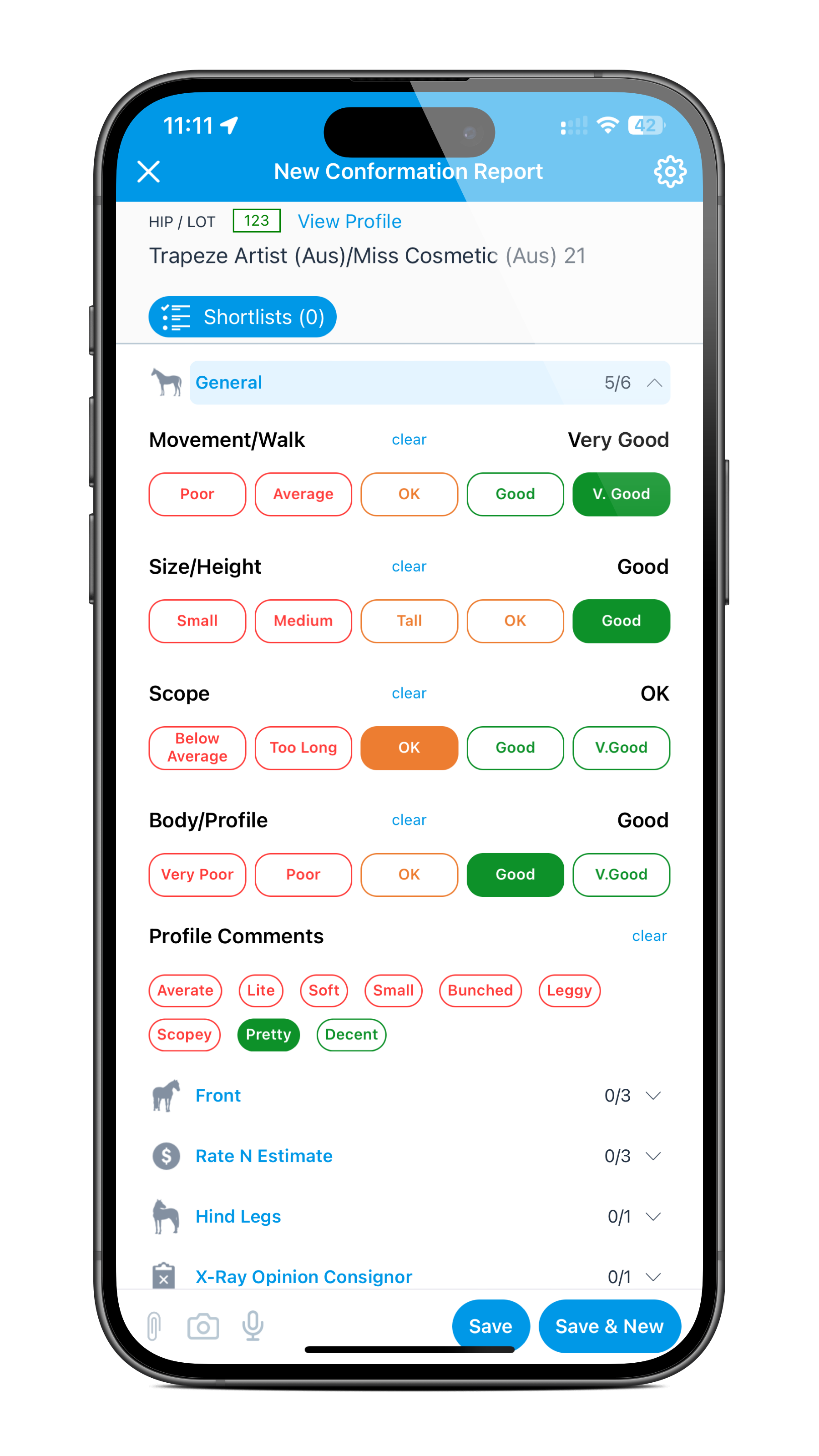 Conformation Report - iPhone